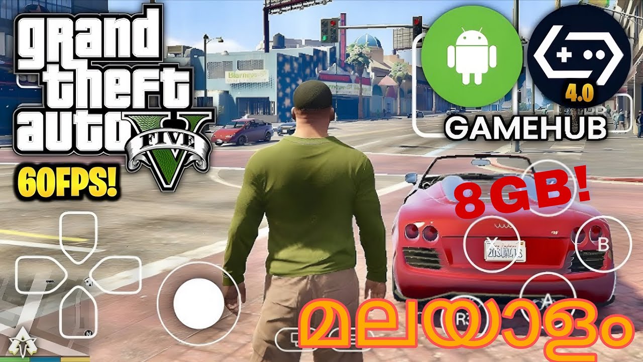 Gamehub emulater 😍 play gta 5 in android just 8gb💥
