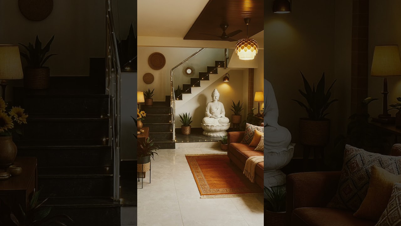Peaceful Living Room Makeover | Buddha Decor & Modern Elegant Touches