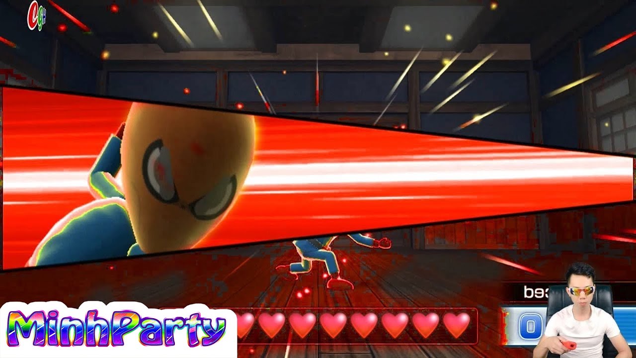 Wii Party U Minigames Dojo Domination Spider-Man Gameplay @MINH PARTY U