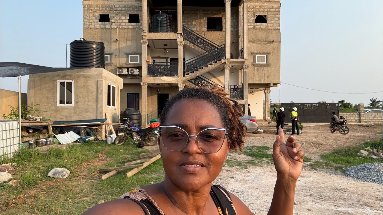 Game changer ⁉️solar panels installed/ homesteading in Ghana 