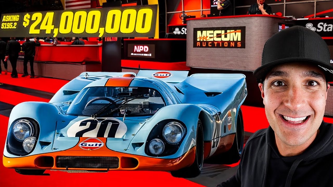 LEILÃO DE CARROS DOS BILIONÁRIOS NOS ESTADOS UNIDOS * CARRO DE 250 MILHÕES DE REAIS *