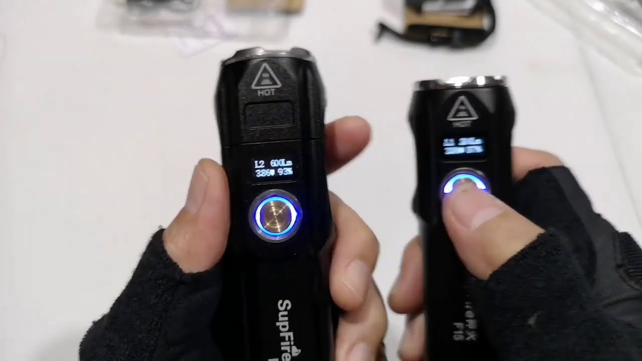 รีวิวไฟฉาย SupFire F15 & F15-T ชาร์จในตัว เป็นพาวเวอร์แบงค์ได้
