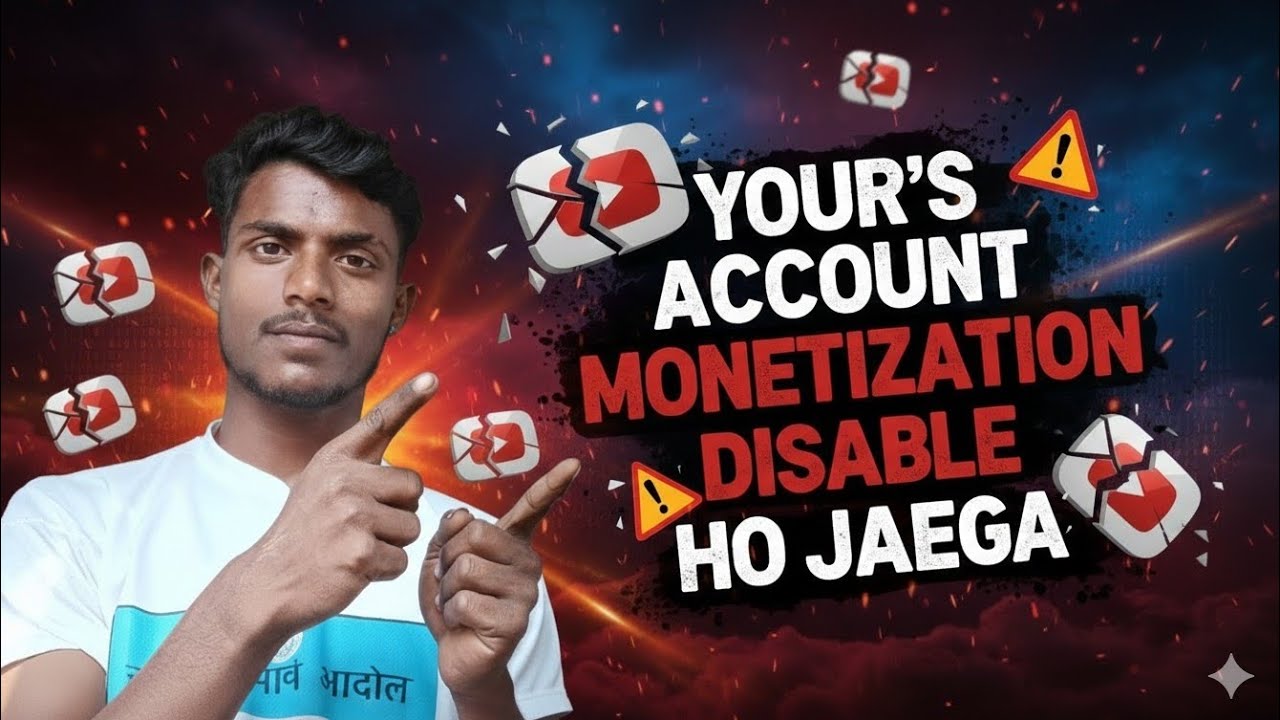 MONETIZATION DISABLED  हो जाएगा,  ये गलती ना करें  || #Dk_official92 