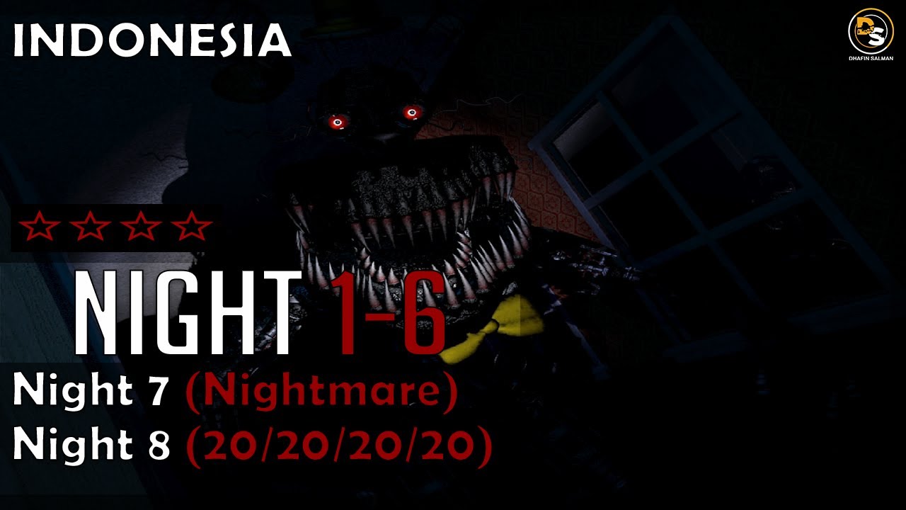 Five Nights at Freddy's 4 - Night 1-8, Nightmare Mode, 4/20 Mode 100% Full Game Walkthrough