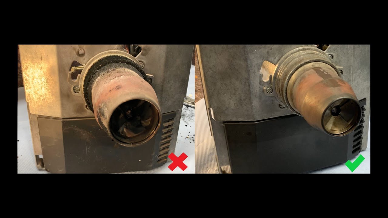 Weishaupt Ölbrenner Generalüberholung. Heater restoration.