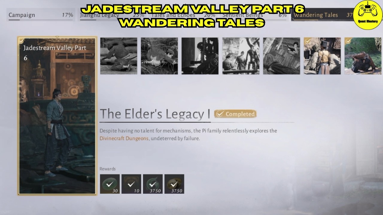 The Elder's Legacy I - Jadestream Valley Part 6 Wandering Tales Where Winds Meet