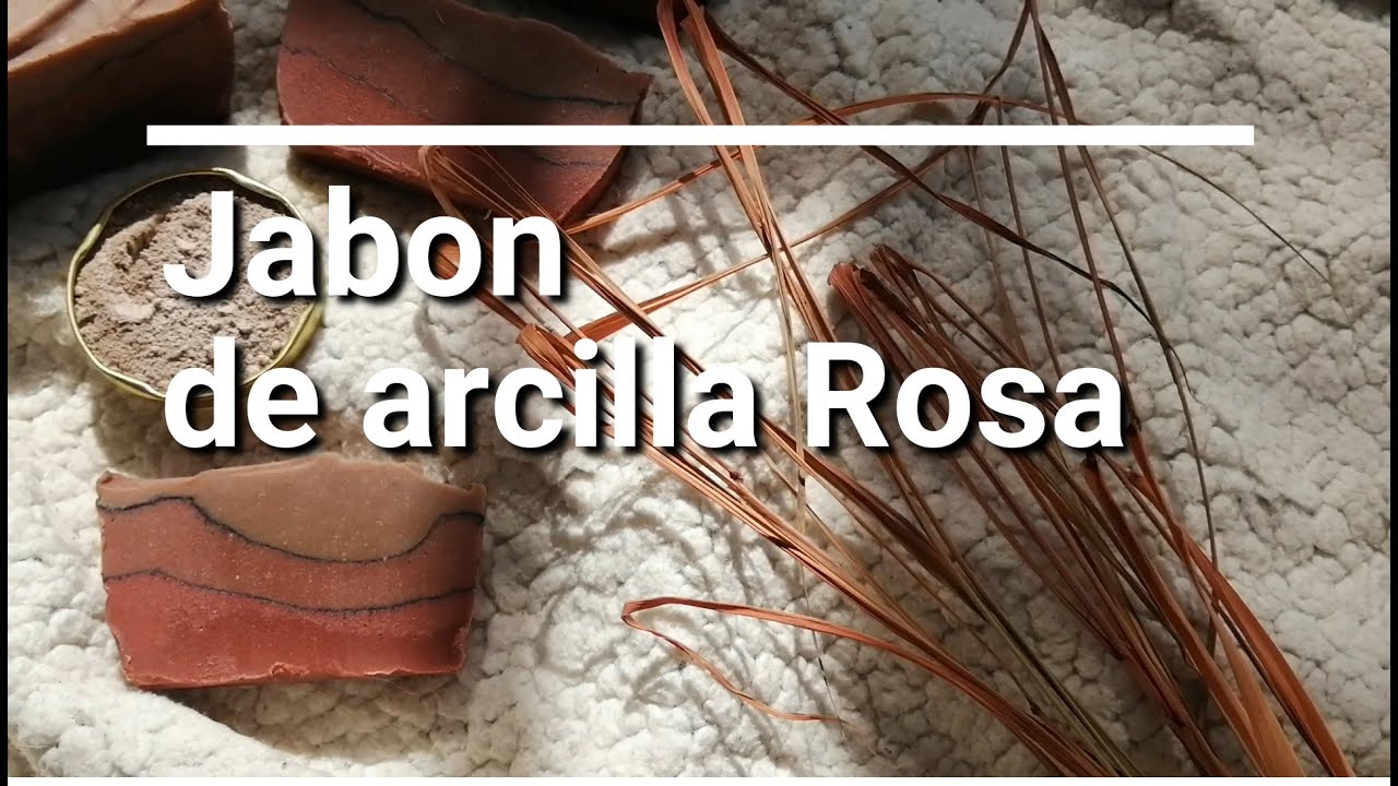 🌸Jabón de arcilla rosa🌸saponificación en frio
