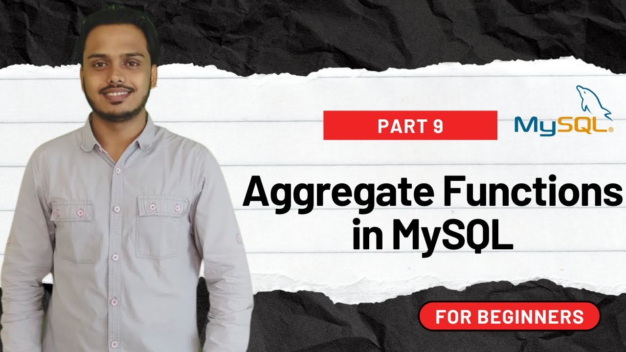 Aggregate Functions in MySQL Explained | COUNT, SUM, AVG, MIN, MAX | Part-9 (Hindi)