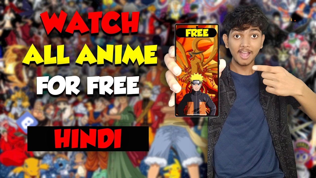 Watch ANIME on MOBILE for FREE in HINDI 😍|HOW TO WATCH ANIME IN HINDI