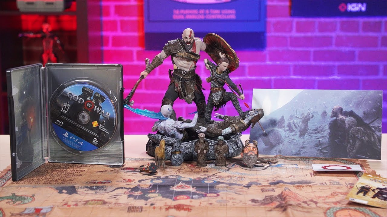 God of War Stone Mason Collector's Edition Unboxing