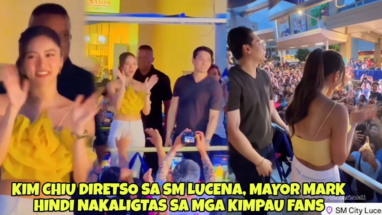 KIM CHIU DUMIRETSO SA SM LUCENA, MAYOR MARK HINDI NAKALIGTAS SA MGA KIMPAU FANS