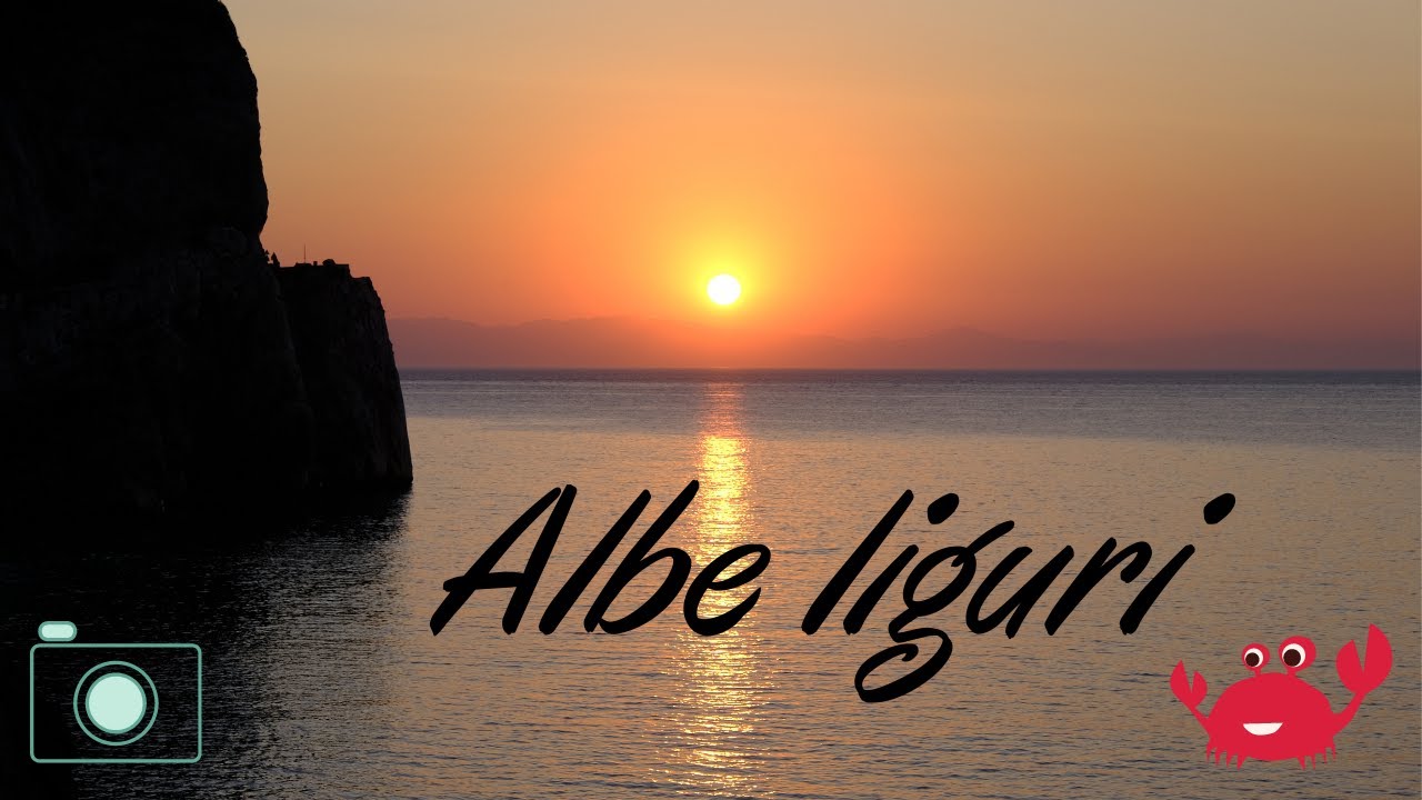 liguria,alba e tramonti