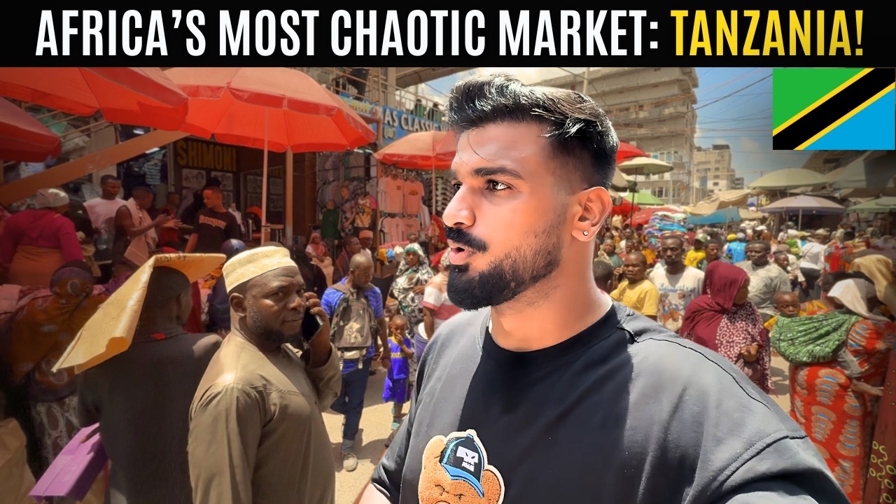 Inside Dar es Salaam & Tanzania's Busiest Market! 🇹🇿