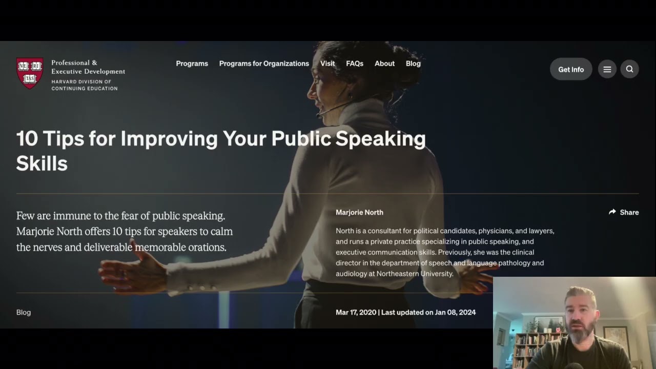 Honors 101   Public Speaking