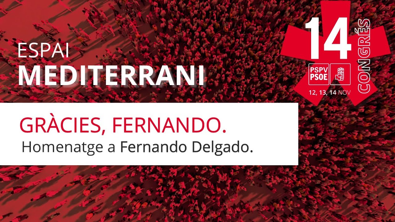 [  Gr&agrave;cies, Fernando. Homenatge a Fernando Delgado | #14Congr&eacute;s ]