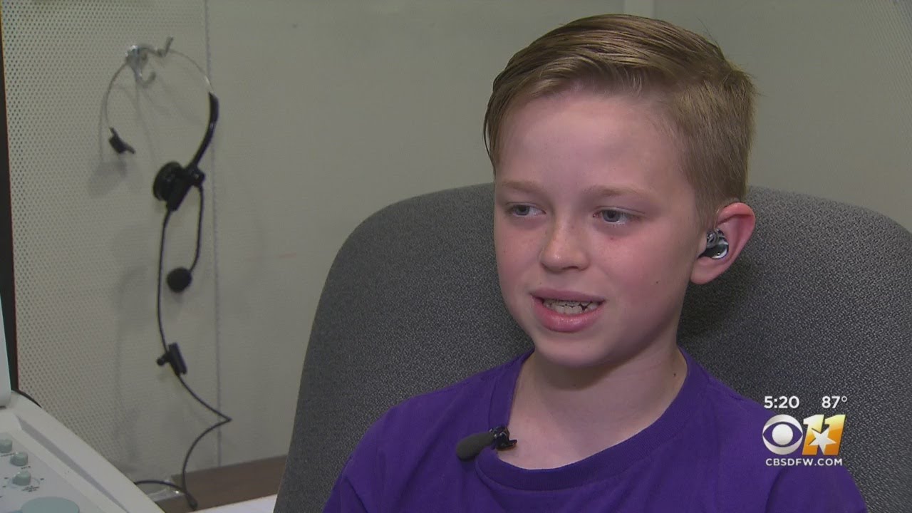 Young Student Helps Others Aquire Hearing Aids