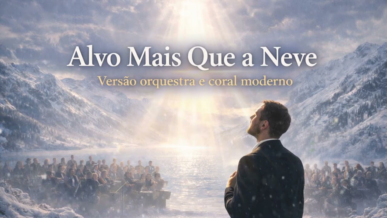 Lindo louvor para conforto do coração | Alvo mais que a neve Orquestrado