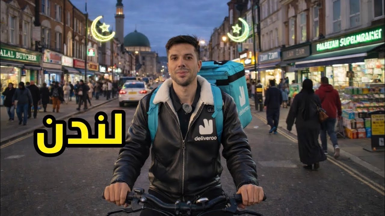 توصيل طلبات أكل في حي المسلمين | تجربة حقيقية في لندن