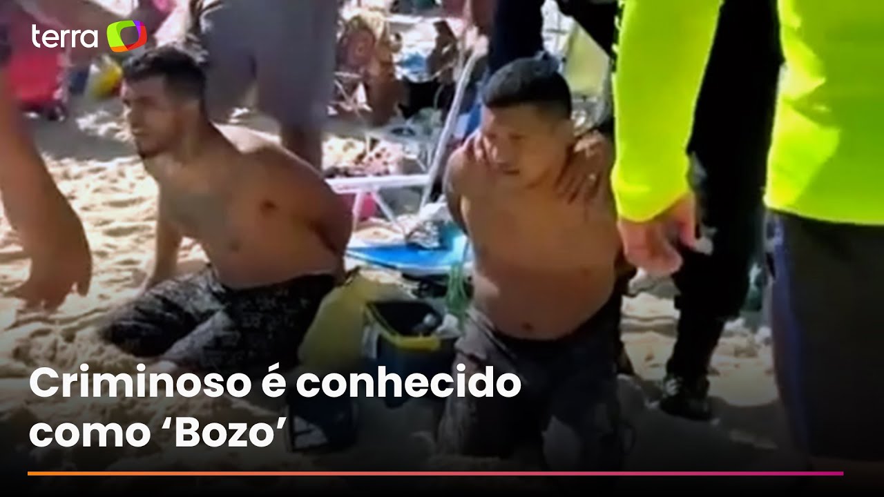 L&iacute;der do CV foragido de Goi&aacute;s &eacute; preso enquanto curtia praia no Rio de Janeiro