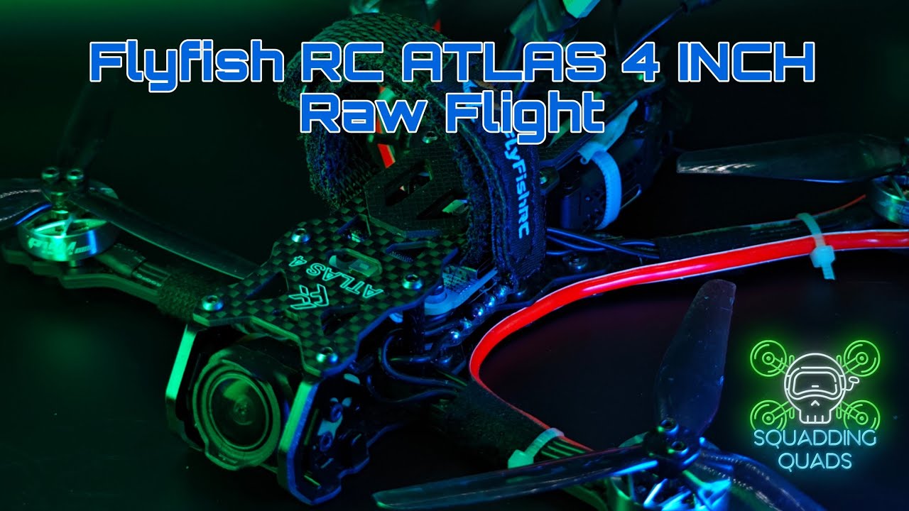 Flyfish 🐟 RC Atlas 🌎 4 Inch LR - RAW Flight 🔥🚁