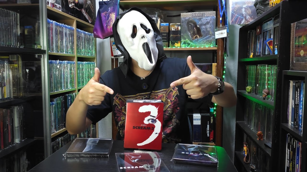 Hicimos el unboxing de Scream 3 en 4K y aquí te comparto el unboxing ft. @IvanElColeccionistaLopez 