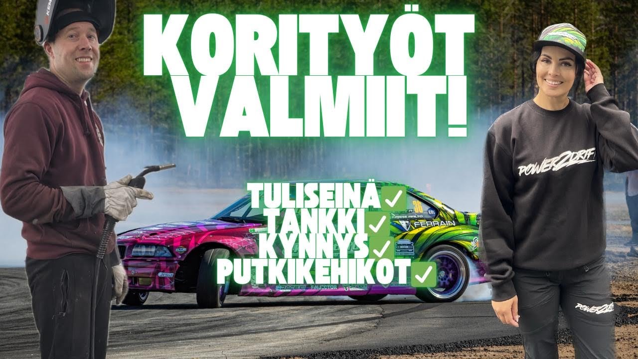 Kority&ouml;t valmiiksi ja auto maalauskuntoon! 😍