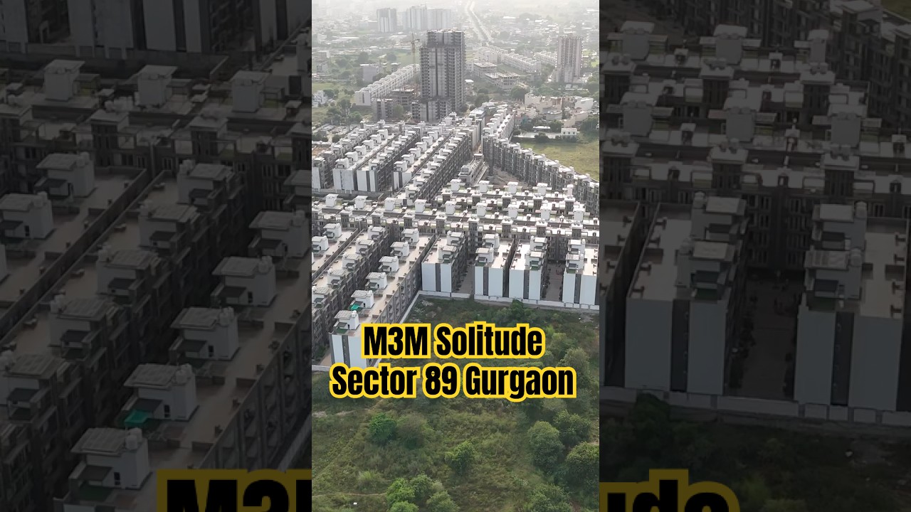 🚁 M3M Solitude Drone View | Sector 89 Gurgaon&rsquo;s Ultra Luxury Low Rise Floors 2025