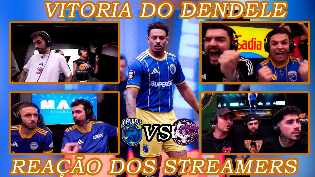 Streamers' reaction: Dendele vs. Dribblers in the Kings League Brazil!!!