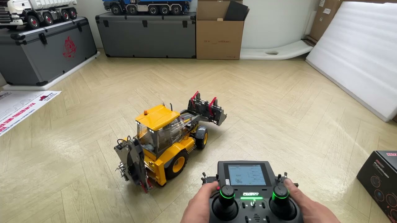 Lesu 1/14 Metal Hydraulic RC Backhoe Loader Aoue Bl71 2 in 1 Electric Excavator TH21516