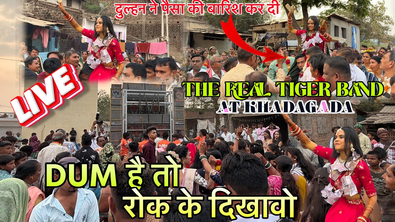  दूल्हन ने पैसा की बारिश कर दिया ||THE REALTIGER BAND 2026||NONSTOPTIMLI SONG 2026#therealtigerband 
