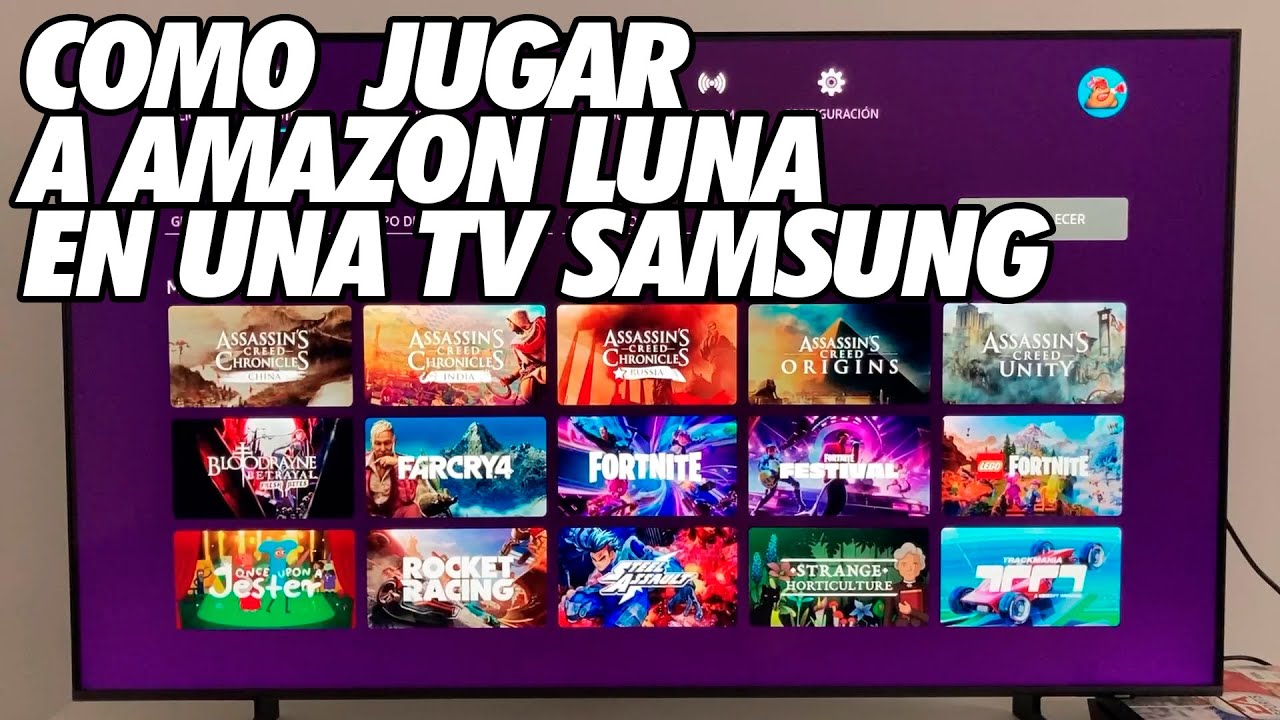 Como Usar Amazon Luna en un Smart TV Samsung