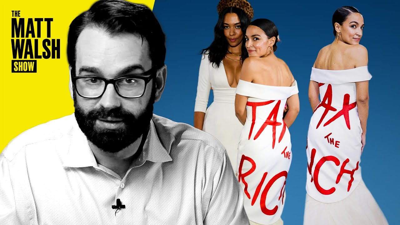 HYPOCRITE: AOC Wears &ldquo;Tax the Rich&rdquo; Dress to the Met Gala