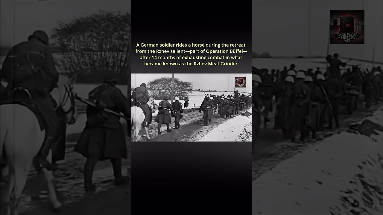 Retreat from Hell: A German Soldier&rsquo;s Ride Out of the Rzhev Meat Grinder #shorts #history #ww2