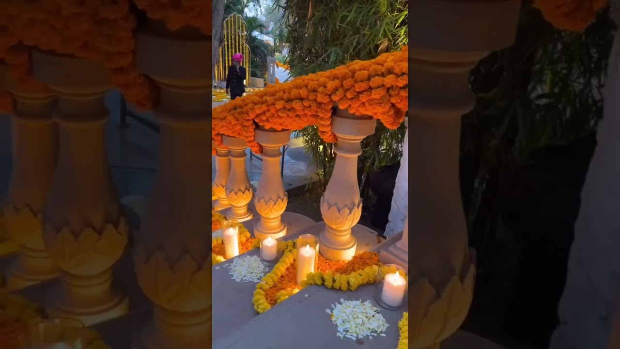 Flower decoration ideas #wedding #flowerarrangements #eventplanner #decor #marigold
