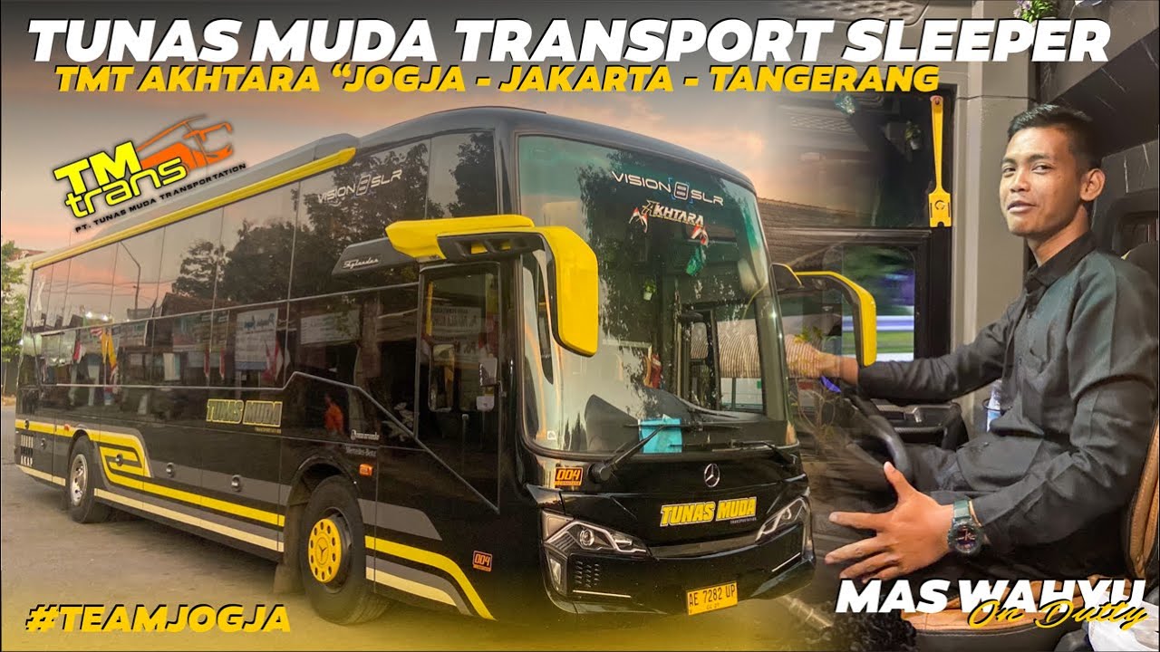 BUS SLEEPER JOGJA JAKARTA PALING CEPAT‼️ LANGSUNG MASUK TOL BARU PRAMBANAN😍 - Trip TMT 'Akhtara'