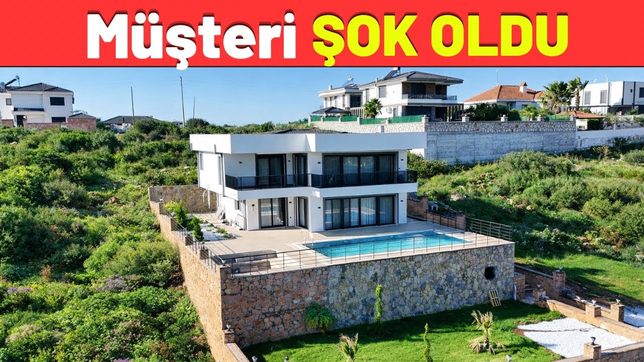 700 M2 BAHÇELİ 5+1 VİLLA Didim Yeşiltepe-A644 #satılıkvilla 