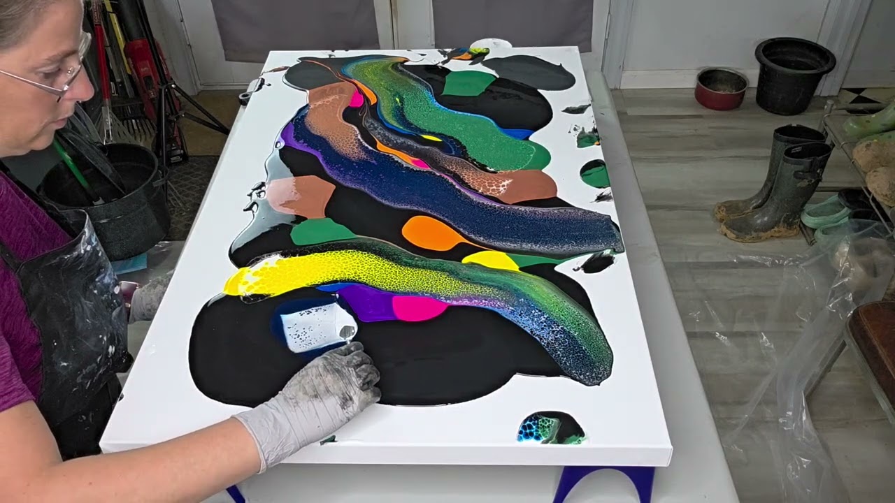 Big and bold! My largest painting yet!