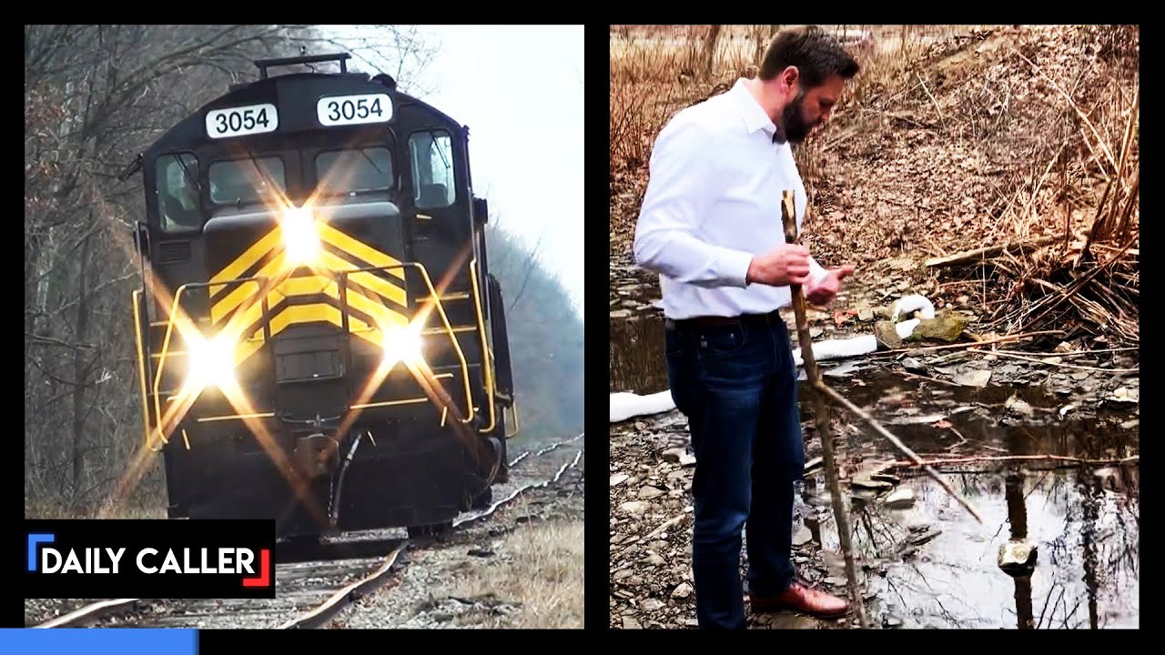 Rainbow Water And Wobbly Trains Go Viral After Train Crash In Ohio