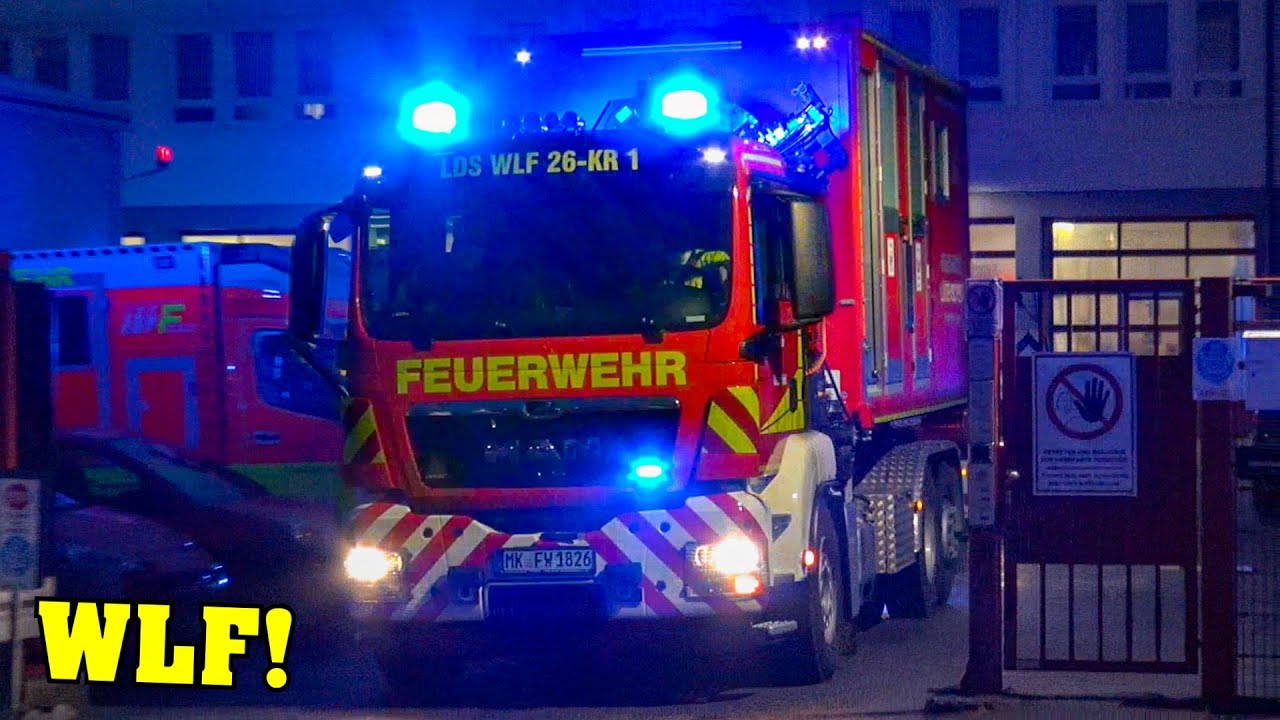 [WLF EINSATZ!] - Feuerwehr LÜDENSCHEID | Alarmfahrten diverser Fahrzeuge | Hauptamtliche FW & FF