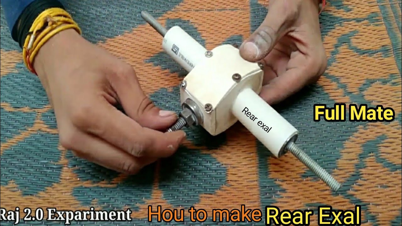 How to make Rc Rear Exal, Full matel gear,🔥 सबसे आसान तरीके से बनाये रियर एक्सएल