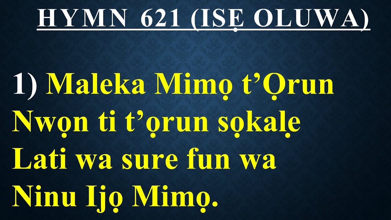 CCC Hymn 621 (Maleka Mimo t'orun) Celestial Church of Christ,  Redemption Parish