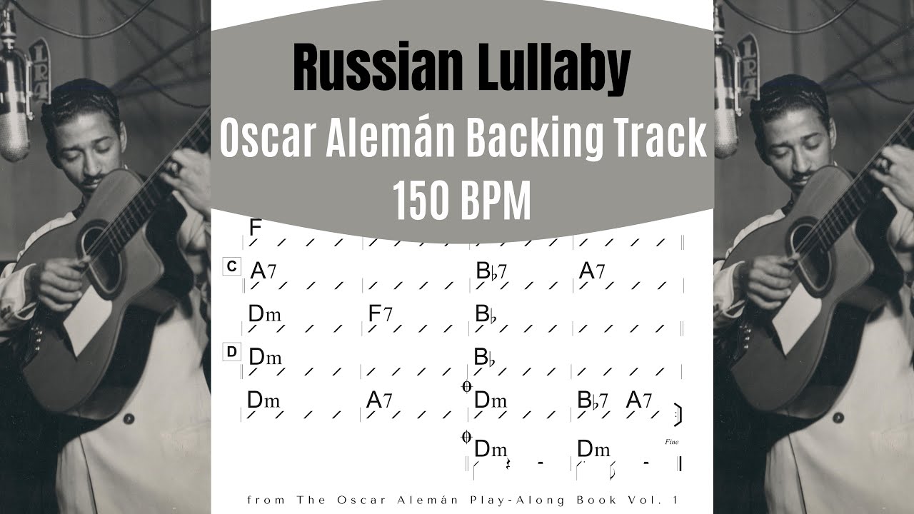 Russian Lullaby - Oscar Alemán Play-Along backing track (Slow - 150 bpm)