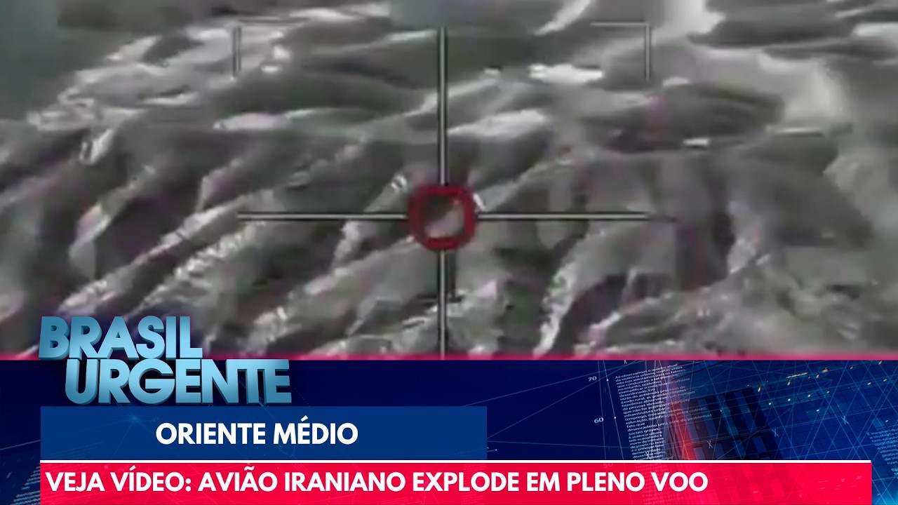Avião iraniano explode no ar e imagens impressionam | Brasil Urgente