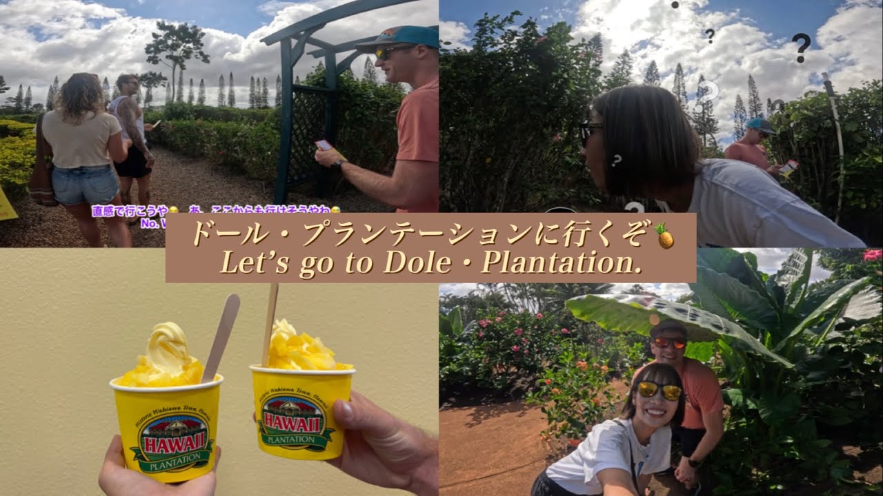  【🇺🇸🇯🇵国際カップル】　Dole Plantation in Hawaii