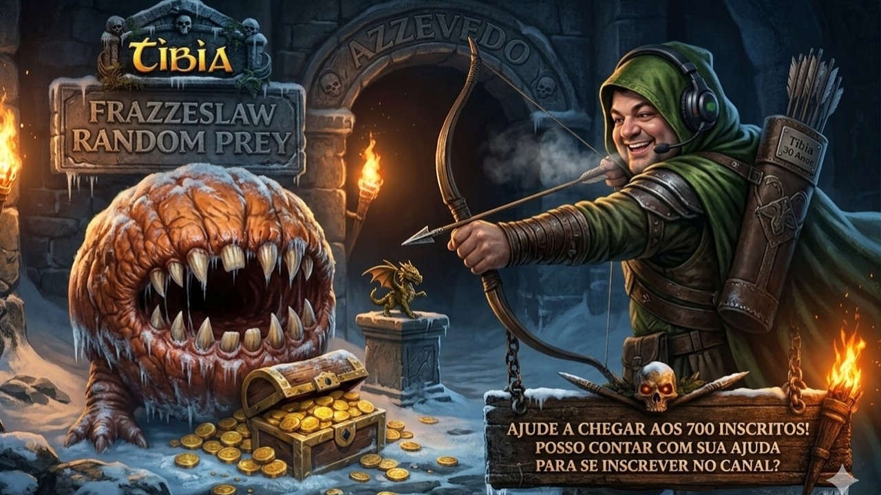 TIBIA GLOBAL -  RP 872 - WEST  ROSHAMUUL WITH SoS ( Com Robos) (DOUBLE EXP)