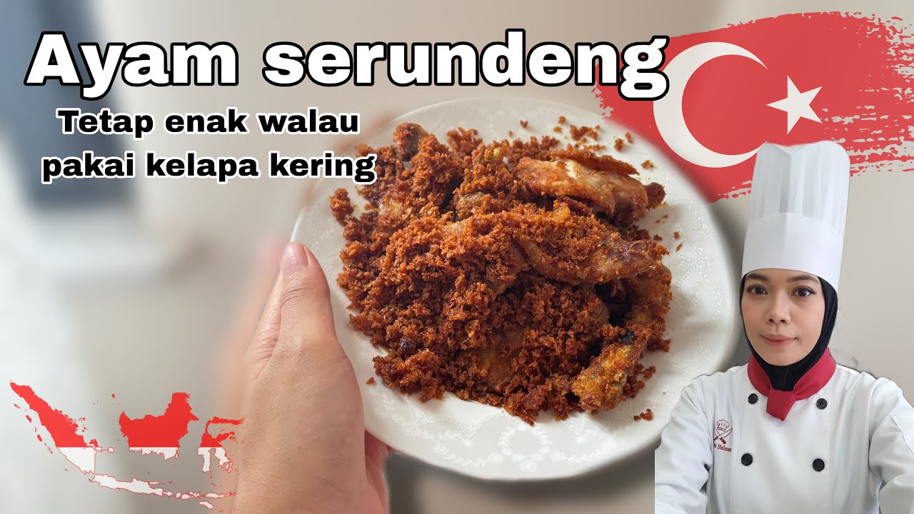 Buat ayam serundeng di turki pakai kelapa kering 🤣