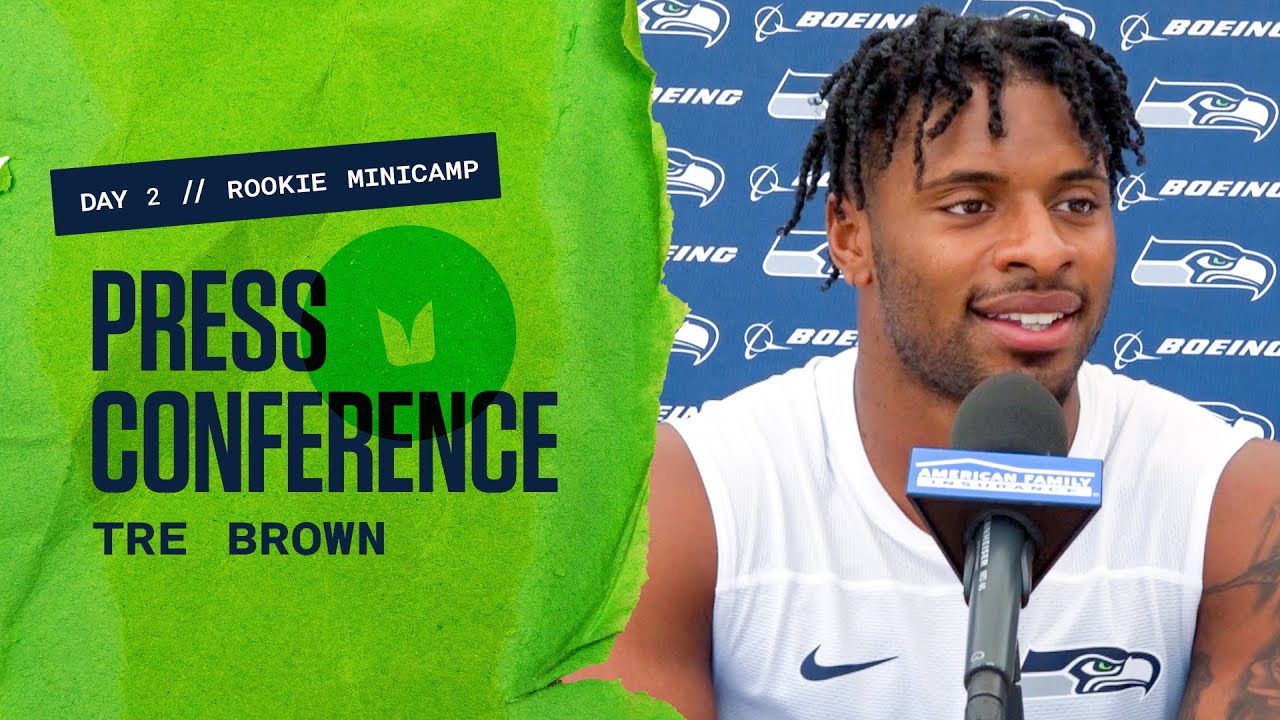 Tre Brown 2021 Rookie Minicamp Press Conference