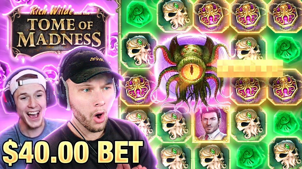WE HAD AN INSANE PROFIT SESSION ON TOME OF MADNESS ($40 SPINS)
