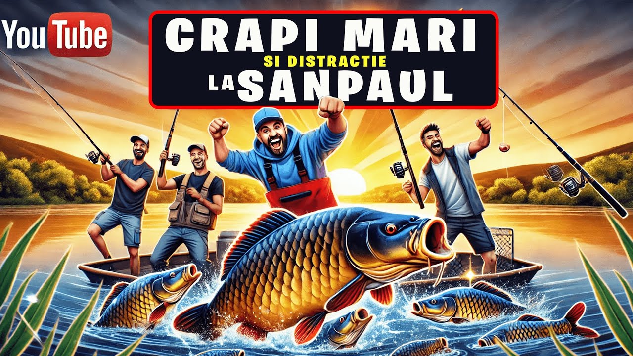🔥 AVENTURĂ NEBUNĂ la S&acirc;npaul! 🎣 Crapi mari, capturi epice și distracție maximă! 😂🐟