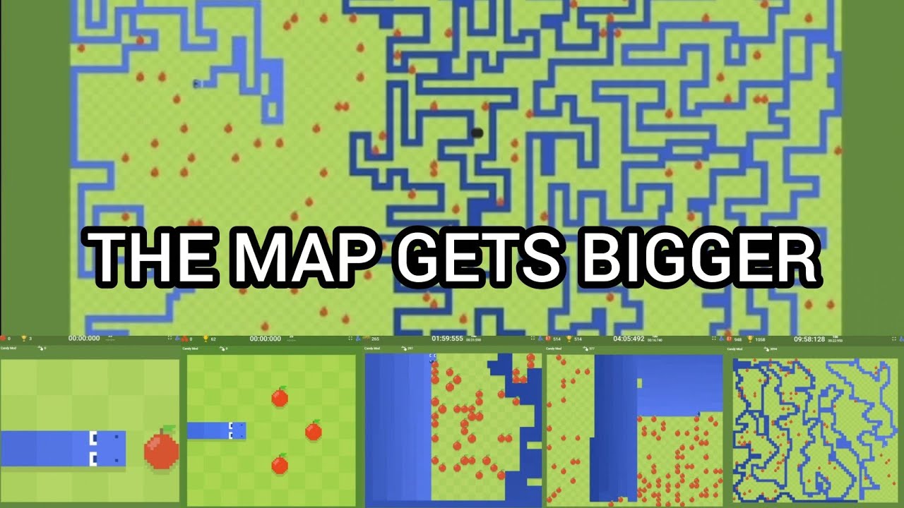 GOOGLE SNAKE BUT THE MAP GETS BIGGER